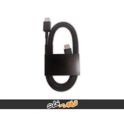 کابل شارژ اصلی سامسونگ دوسر تایپ سی مشکی (سرکارتنی)