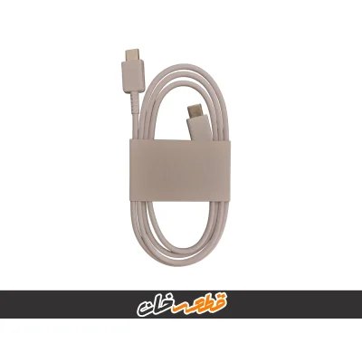 خرید کابل شارژ اصلی سامسونگ دوسر تایپ سی سفید (سرکارتنی)